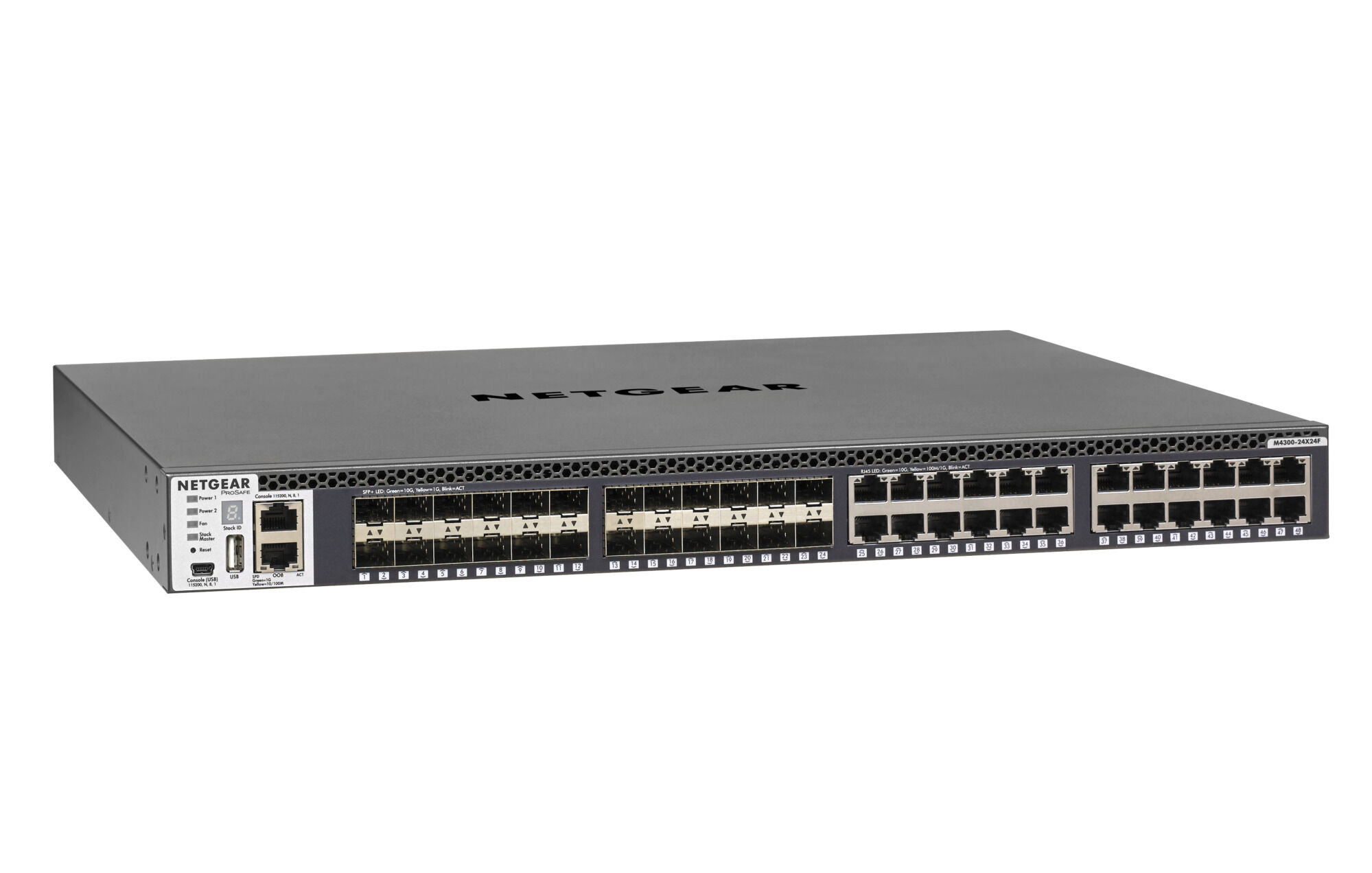 NETGEAR M4300-24X24F/US/EMEA 161W Grijs XSM4348S-100NES