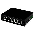 StarTech.com IES51000 netwerk-switch Unmanaged Gigabit Ethernet (10/100/1000) Zwart IES51000