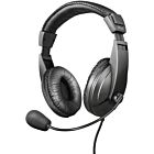 Trust 21661 headphones/headset Bedraad Hoofdband Oproepen/muziek Zwart 21661