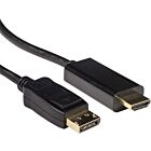 ACT AK3990 video kabel adapter 1,8 m DisplayPort HDMI Zwart AK3990