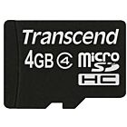 Transcend TS4GUSDC4 flashgeheugen 4 GB MicroSDHC TS4GUSDC4
