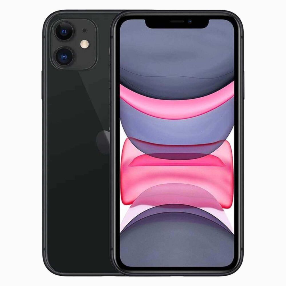 Refurbished Apple iPhone 11 64GB Apple A13 6.1 Inch 1792 x 828 Wi-Fi 6 iOS 13 Zwart